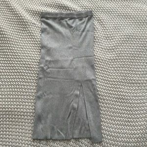 Silver Zara Bodycon Skirt